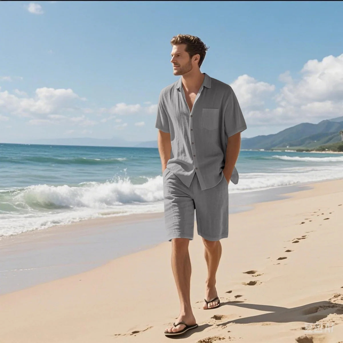 Summer Linen Set